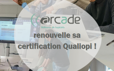 Arcade renouvelle sa certification Qualiopi